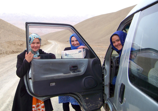 Women behind the wheel in Afghanistan